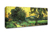 Van Gogh Landscape With Castle Auvers At Sunset Canvas Wall Art
