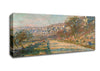Monet Road Of La Roche-Guyon Canvas Wall Art