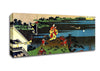 Hokusai Nakamaro Looking At The Moon Canvas Wall Art