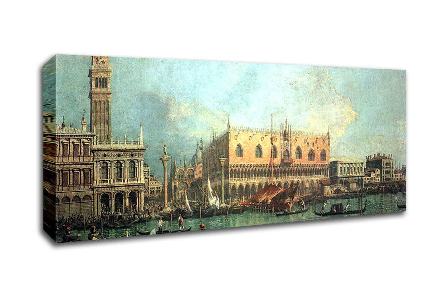 Canaletto Palazzo Ducale Canvas Wall Art