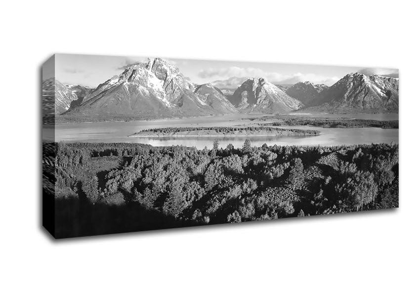 Ansel Adams Signal Hill In Grand Teton Wyoming Canvas Wall Art