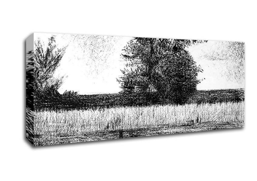 Seurat The Trees Canvas Wall Art