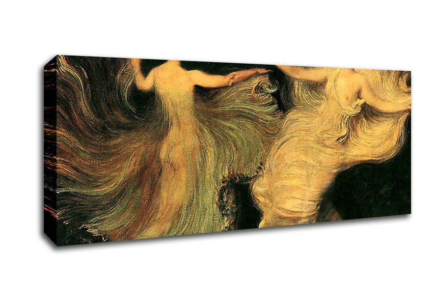 Franz Von Stuck Two Dancers Canvas Wall Art
