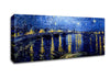 Van Gogh Starry Night Over The Rhone Blue Canvas Wall Art
