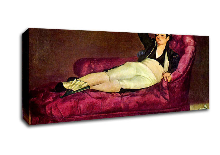 Manet Young Woman In Spanish Dress Canvas Wall Art