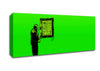 Art Auction Green Canvas Wall Art