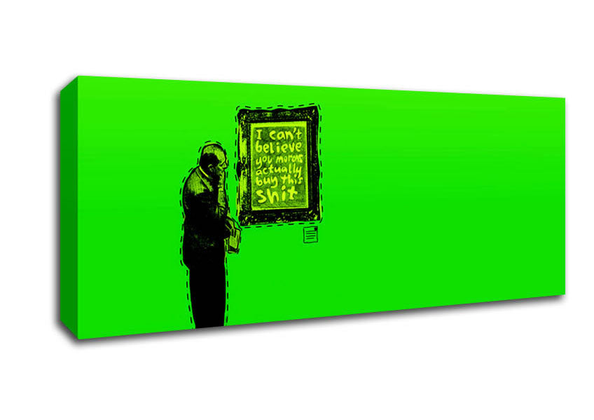 Art Auction Green Canvas Wall Art