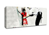 Copper Frisking Child Canvas Wall Art