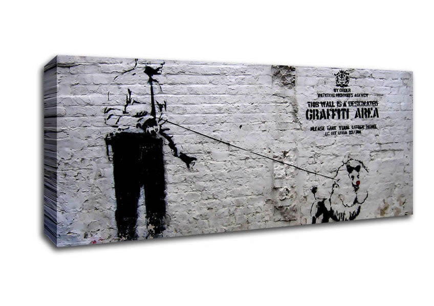Police Dog Canvas Wall Art