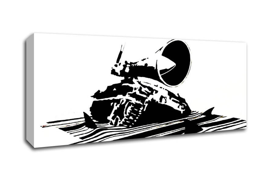 Shark Infested Canvas Wall Art