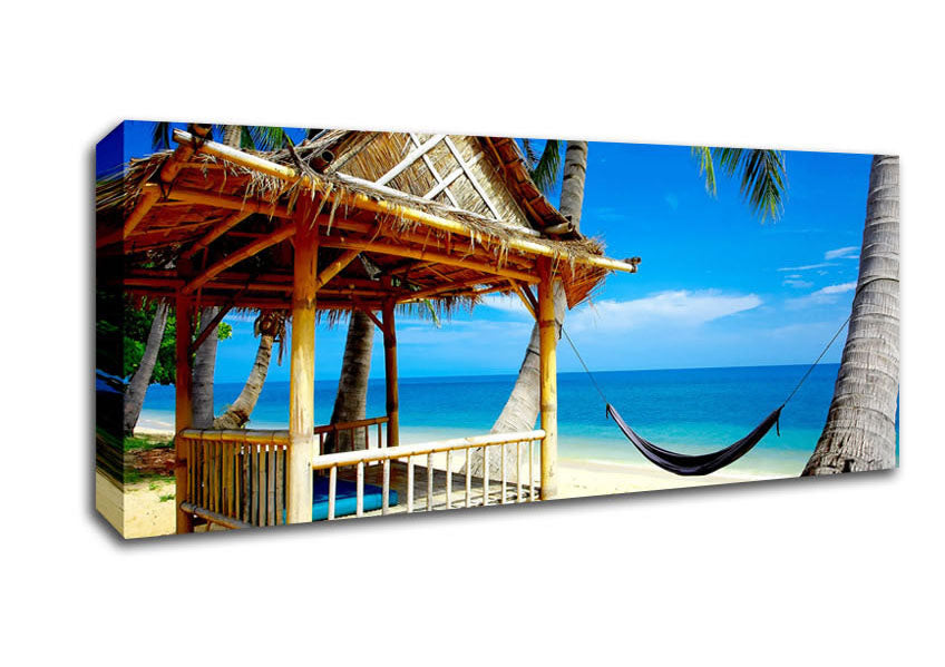 Tropical Resort- Canvas Wall Art