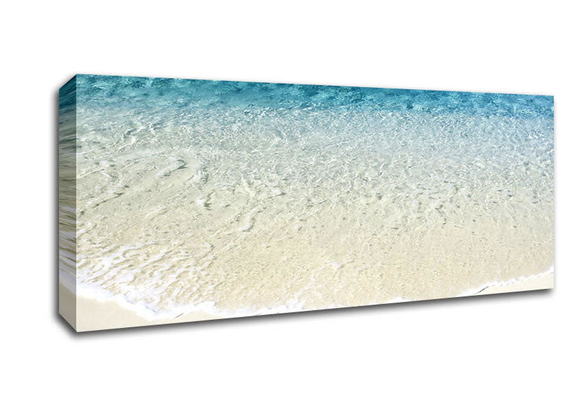 As The Waves Gently Lap Canvas Wall Art