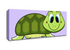 Happy Turtle Lilac Canvas Wall Art