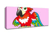 Little Parrot Pink Canvas Wall Art
