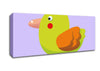 Red Spot Bird Lilac Canvas Wall Art