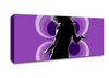 Purple Disco Diva Canvas Wall Art