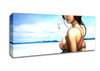 Music Girl Canvas Wall Art