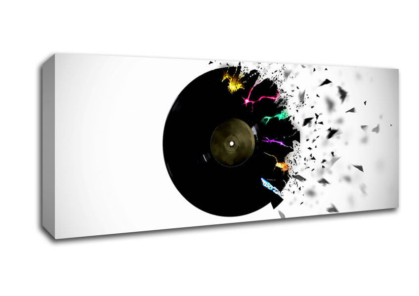 Record Blast Canvas Wall Art