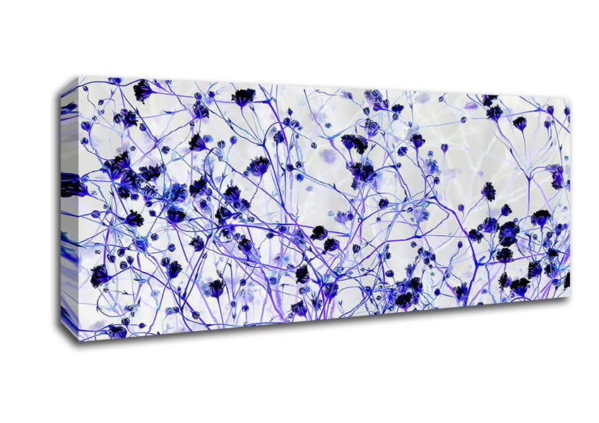 Soft Purple Flowers Canvas Wall Art