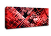 Red Surreal City Blocks Canvas Wall Art