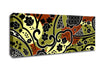 Paisley Leaves Canvas Wall Art