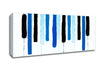 Piano Key Blues Canvas Wall Art