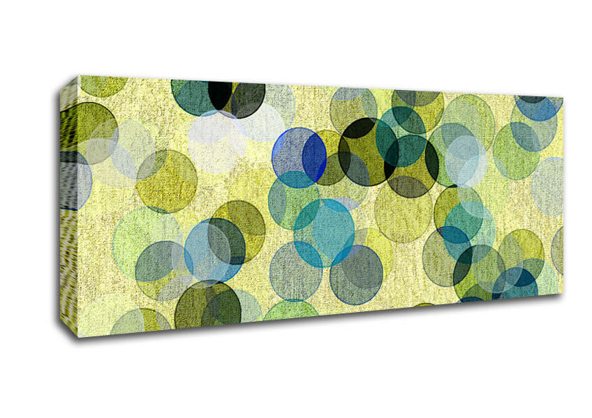 Over Lapping Bubbles Canvas Wall Art