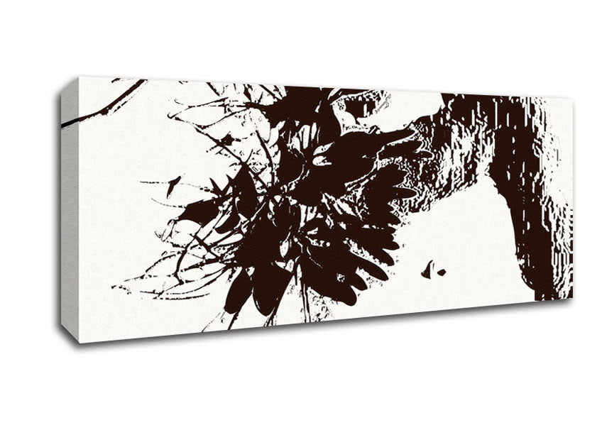 Retreat Brown Canvas Wall Art