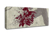 Retreat Grey Red Canvas Wall Art