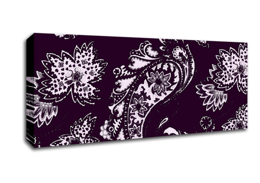 Prolongation Purple Canvas Wall Art