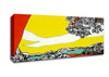 Multi-Coloured Waves Canvas Wall Art