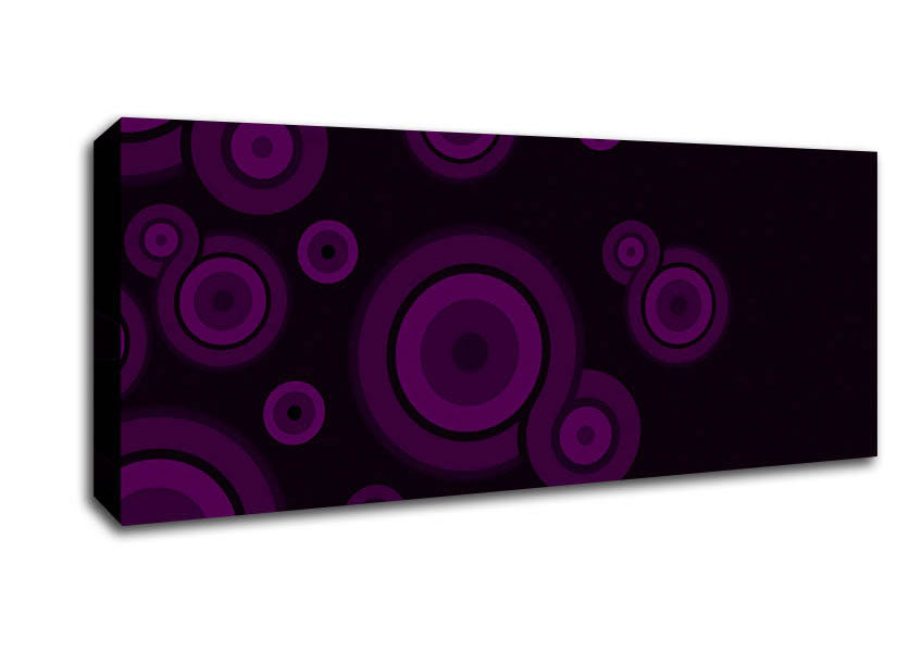 Purple Fizz Canvas Wall Art