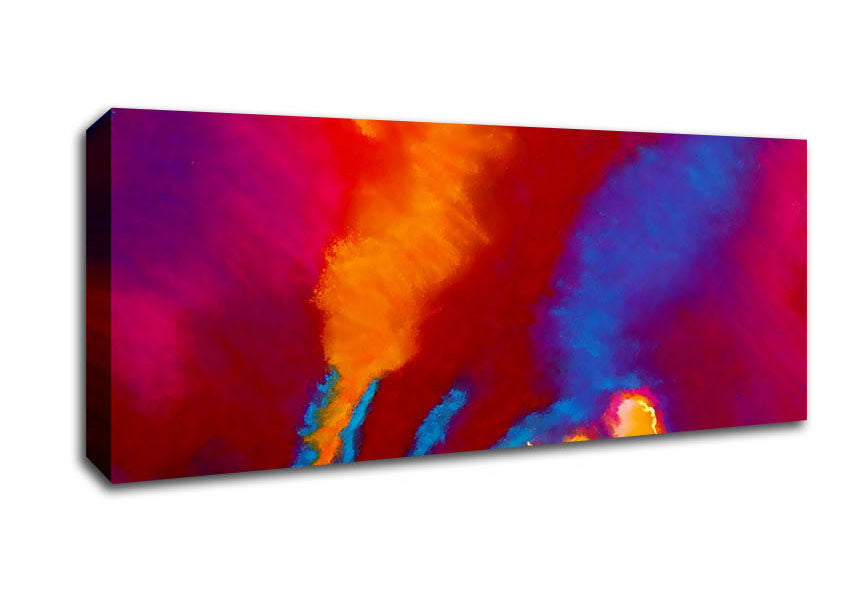Psychedelic Blur Canvas Wall Art