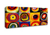 Circles And Squares Canvas Wall Art