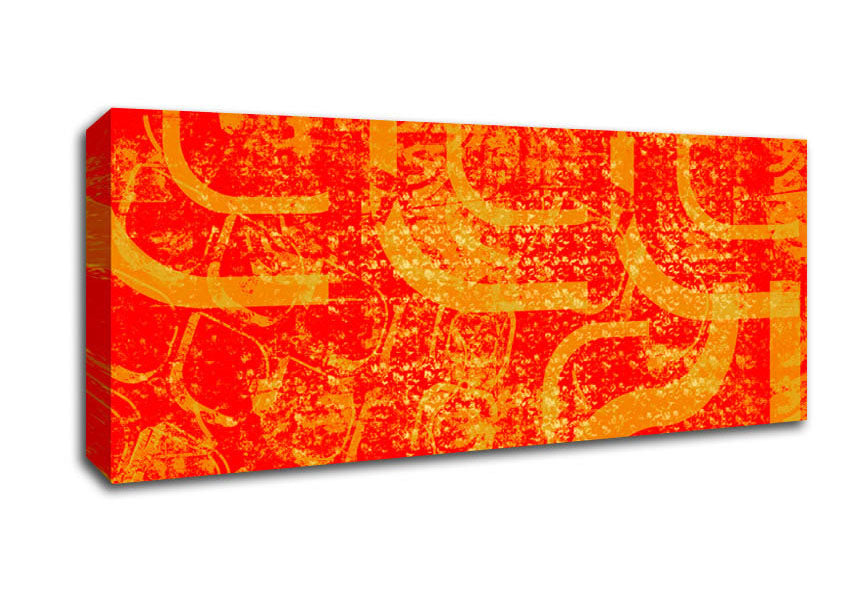 Union Of Orange Canvas Wall Art