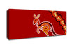 Aboriginal Native Australian Kangaroo Canvas Wall Art