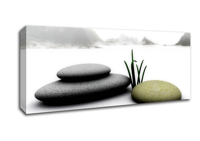 Winter Pebble Wonderland Canvas Wall Art