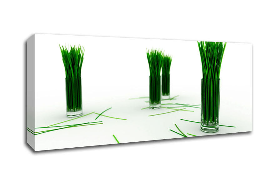 Wheat Glass Grass Canvas Wall Art