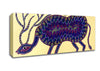 Aboriginal Animals Together Canvas Wall Art