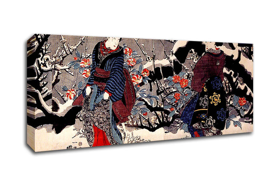 Utagawa Kuniyoshi Japanese Women Canvas Wall Art