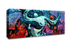 Tibetan Blue Warrior Canvas Wall Art