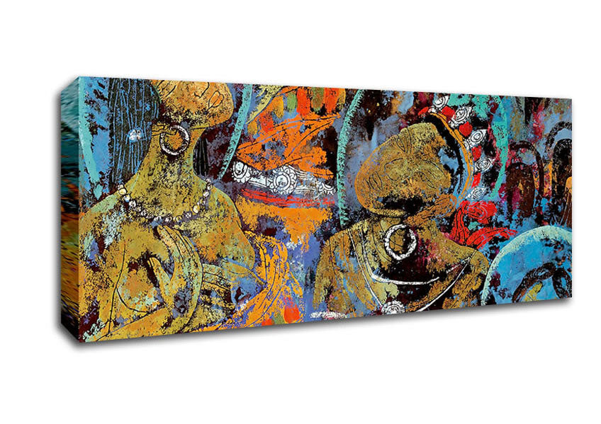 Tibetan Tribal Canvas Wall Art