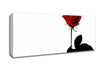 The Lovers Red Rose Canvas Wall Art