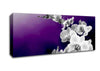 Snap Dragon Purple B n W Canvas Wall Art