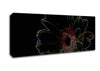 Abstarct Neon Floral 16 Canvas Wall Art