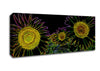 Abstarct Neon Floral 36 Canvas Wall Art