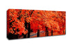 Beautiful Autumn Orange Leaves Canvas Wall Art