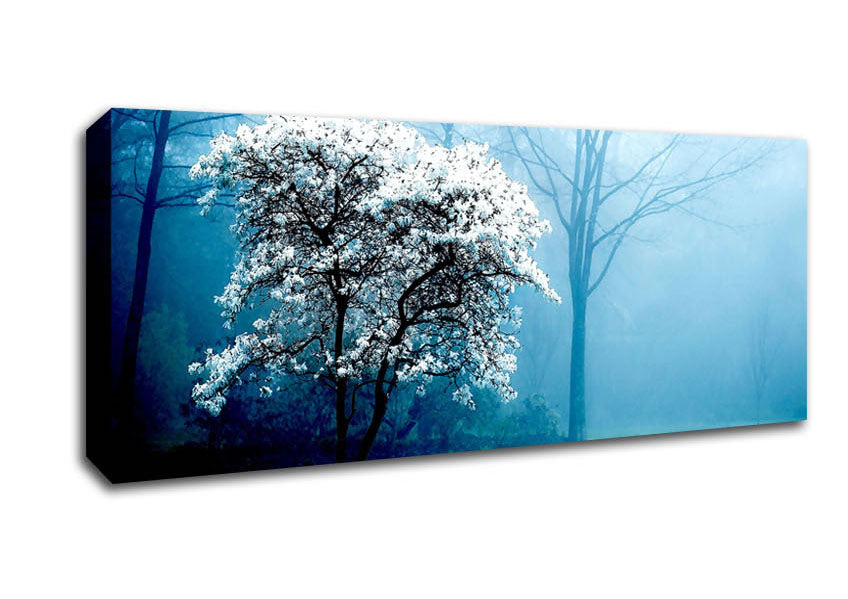 White Magnolia Tree Canvas Wall Art