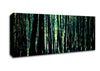 Emerald Green Woodland Canvas Wall Art