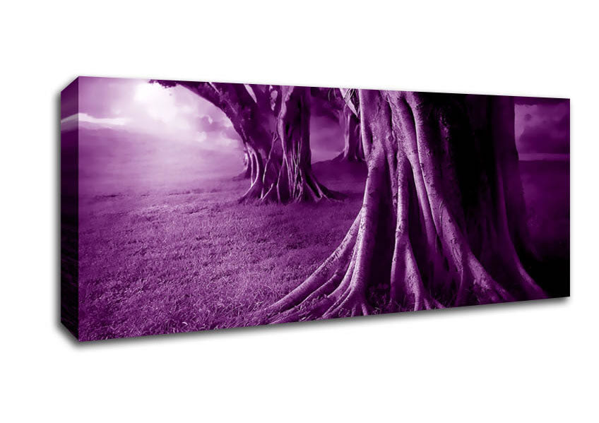 Purple Forest Canvas Wall Art
